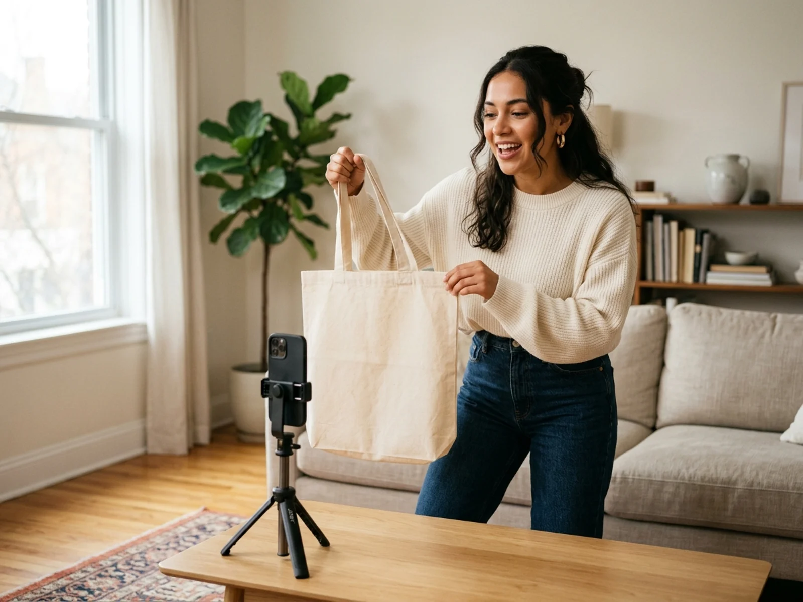 UGC Video: your product presented to camera