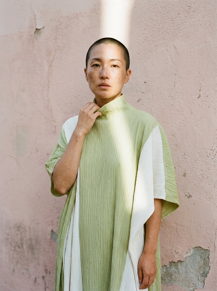 Editorial fashion photograph generated with The New Black AI