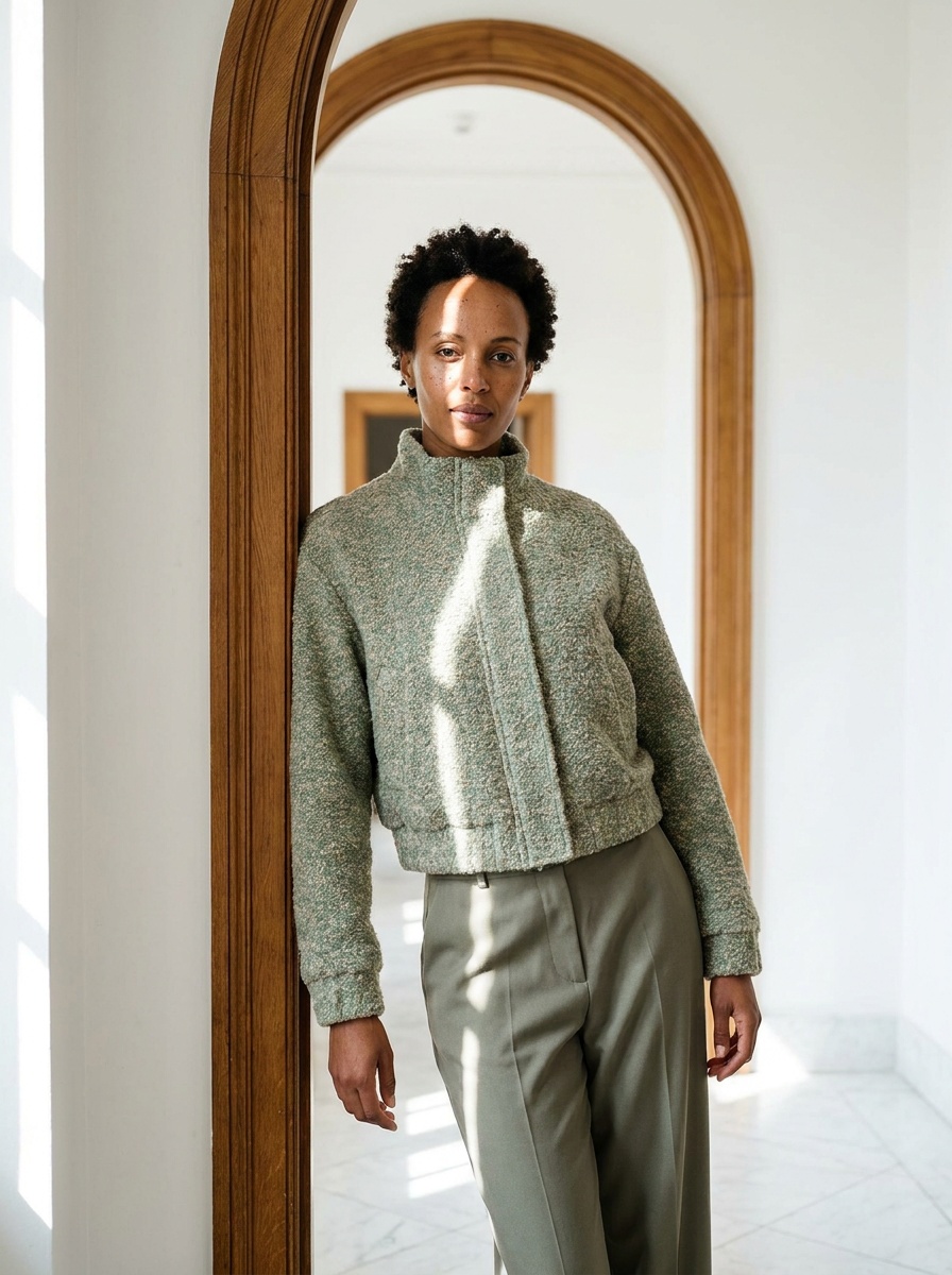 Editorial fashion photograph generated with The New Black AI