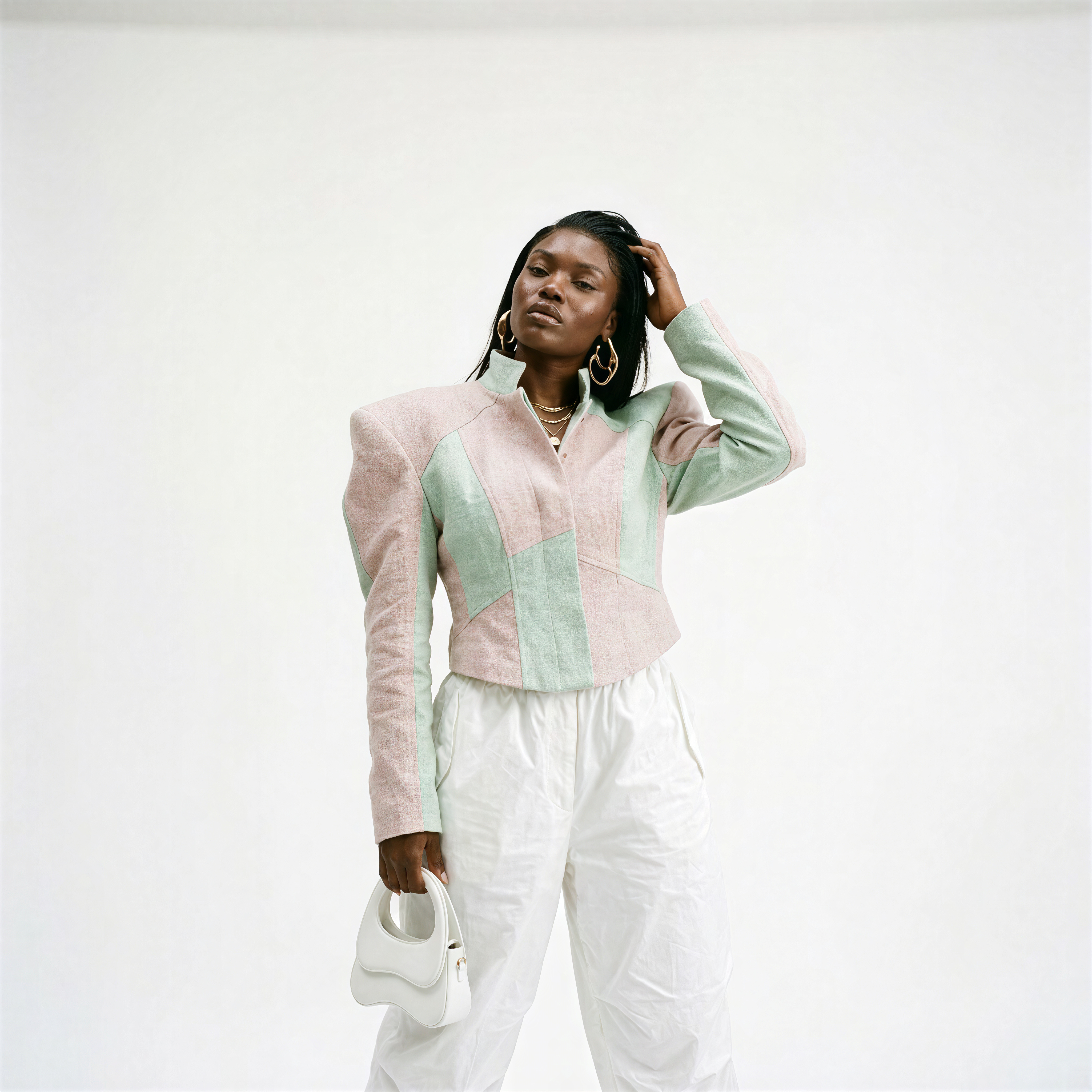 Editorial fashion photograph generated with The New Black AI