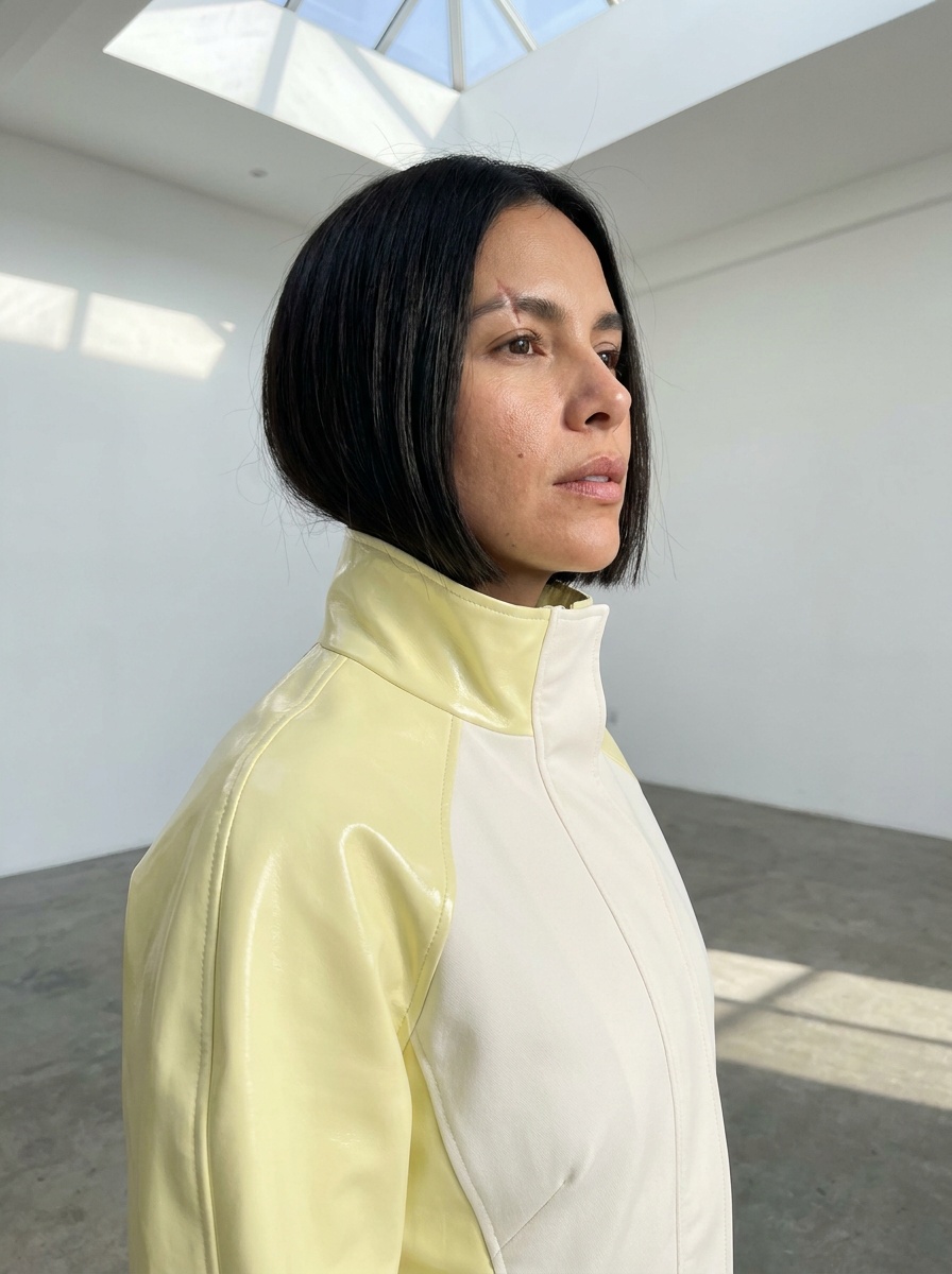 Editorial fashion photograph generated with The New Black AI