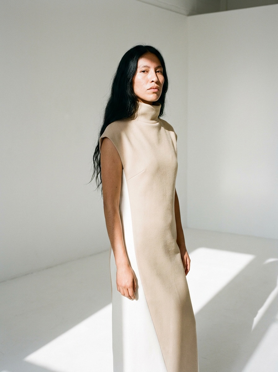 Editorial fashion photograph generated with The New Black AI