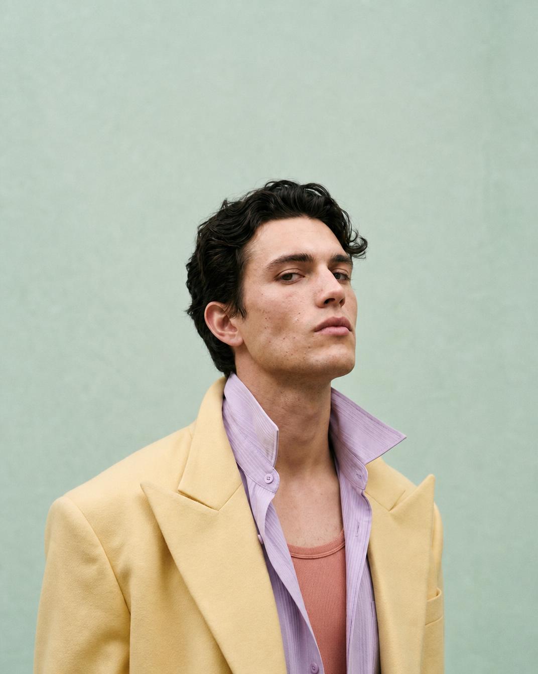 Editorial fashion photograph generated with The New Black AI