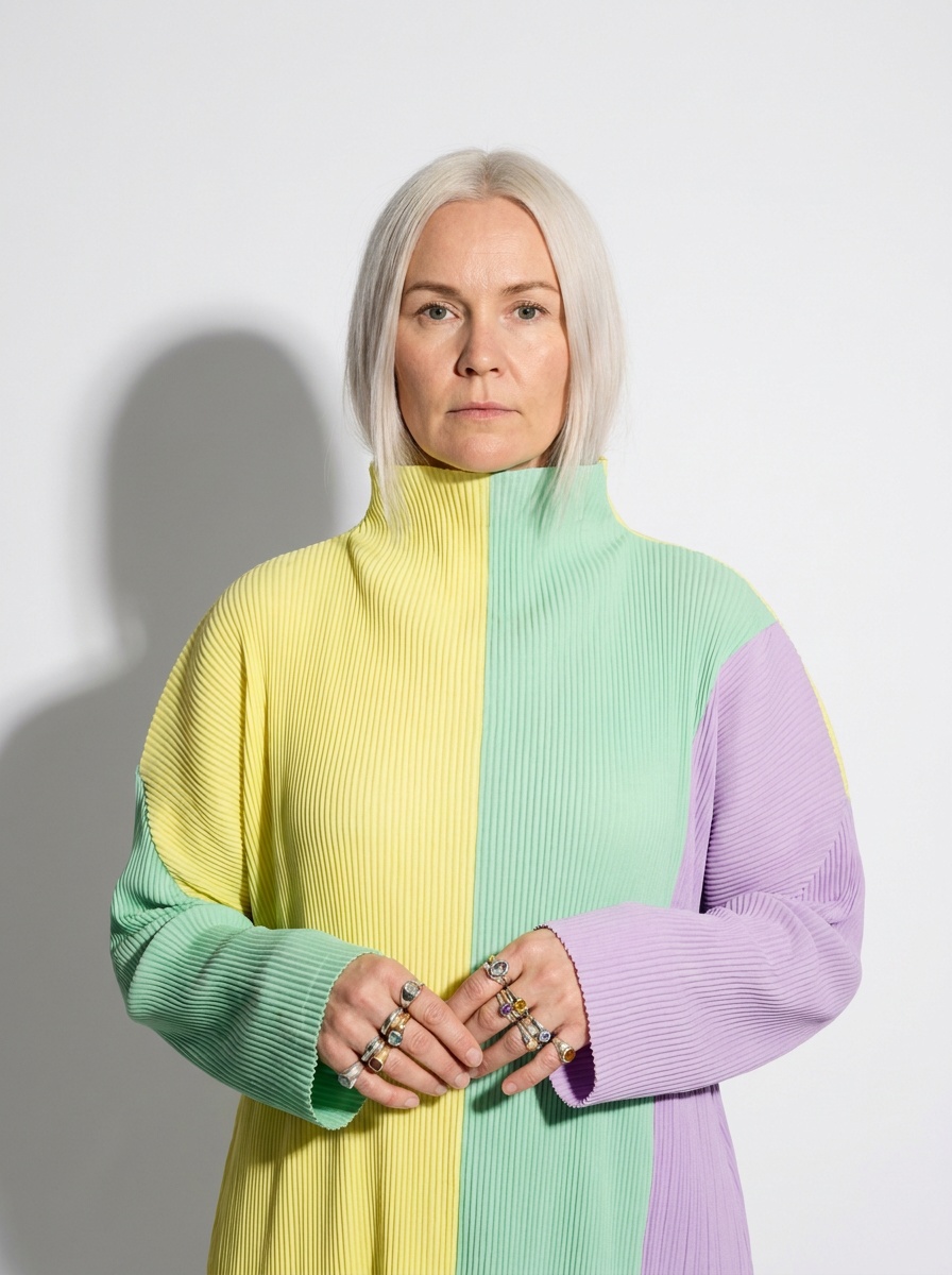 Editorial fashion photograph generated with The New Black AI