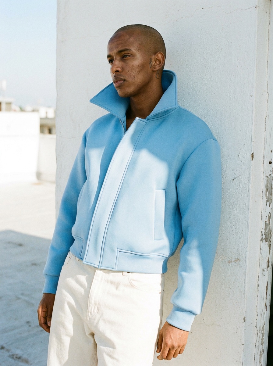Editorial fashion photograph generated with The New Black AI
