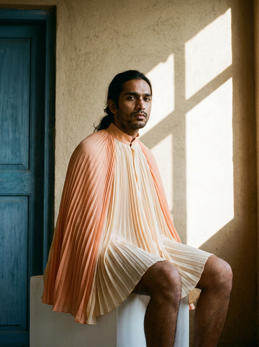 Editorial fashion photograph generated with The New Black AI