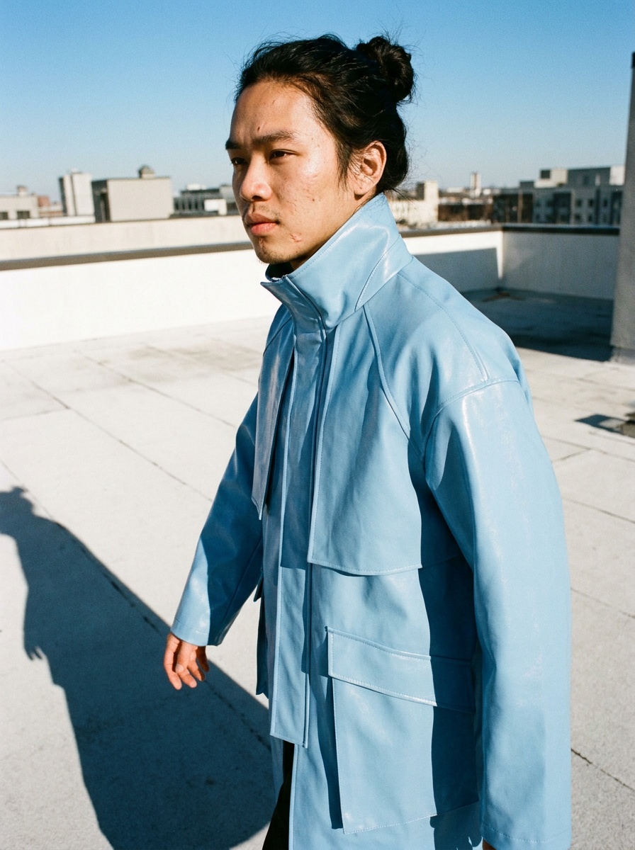 Editorial fashion photograph generated with The New Black AI