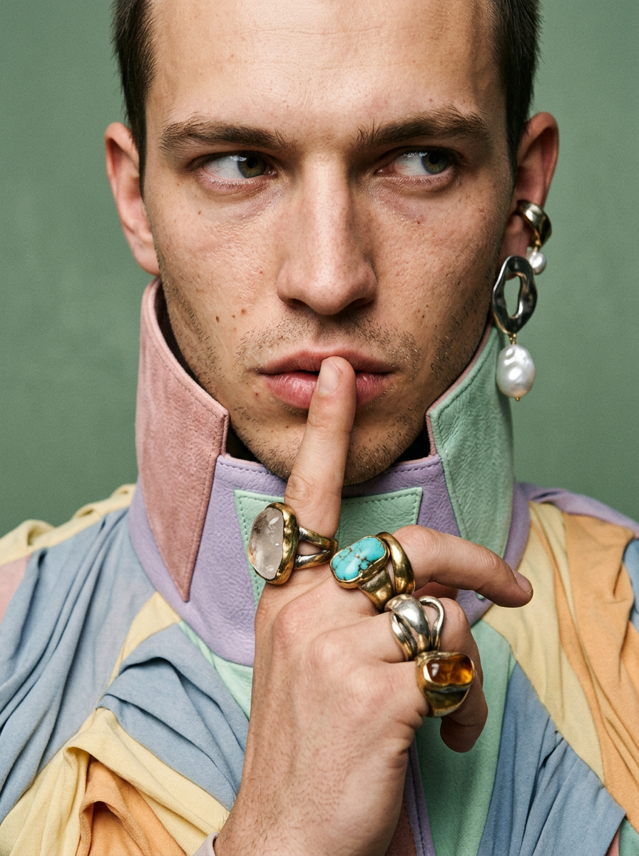 Editorial fashion photograph generated with The New Black AI