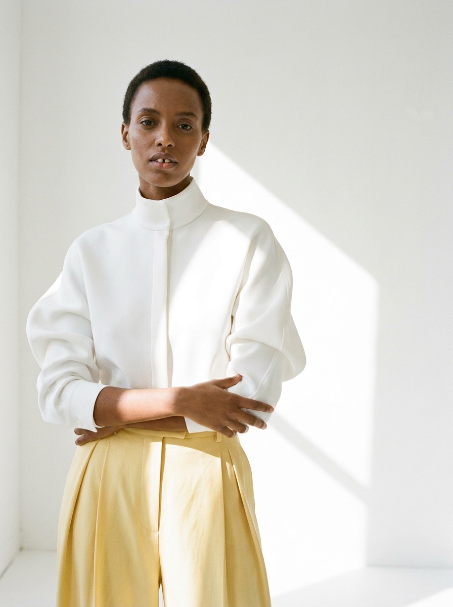 Editorial fashion photograph generated with The New Black AI