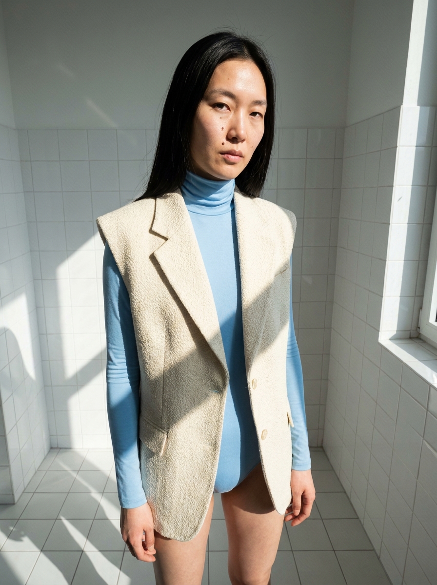 Editorial fashion photograph generated with The New Black AI