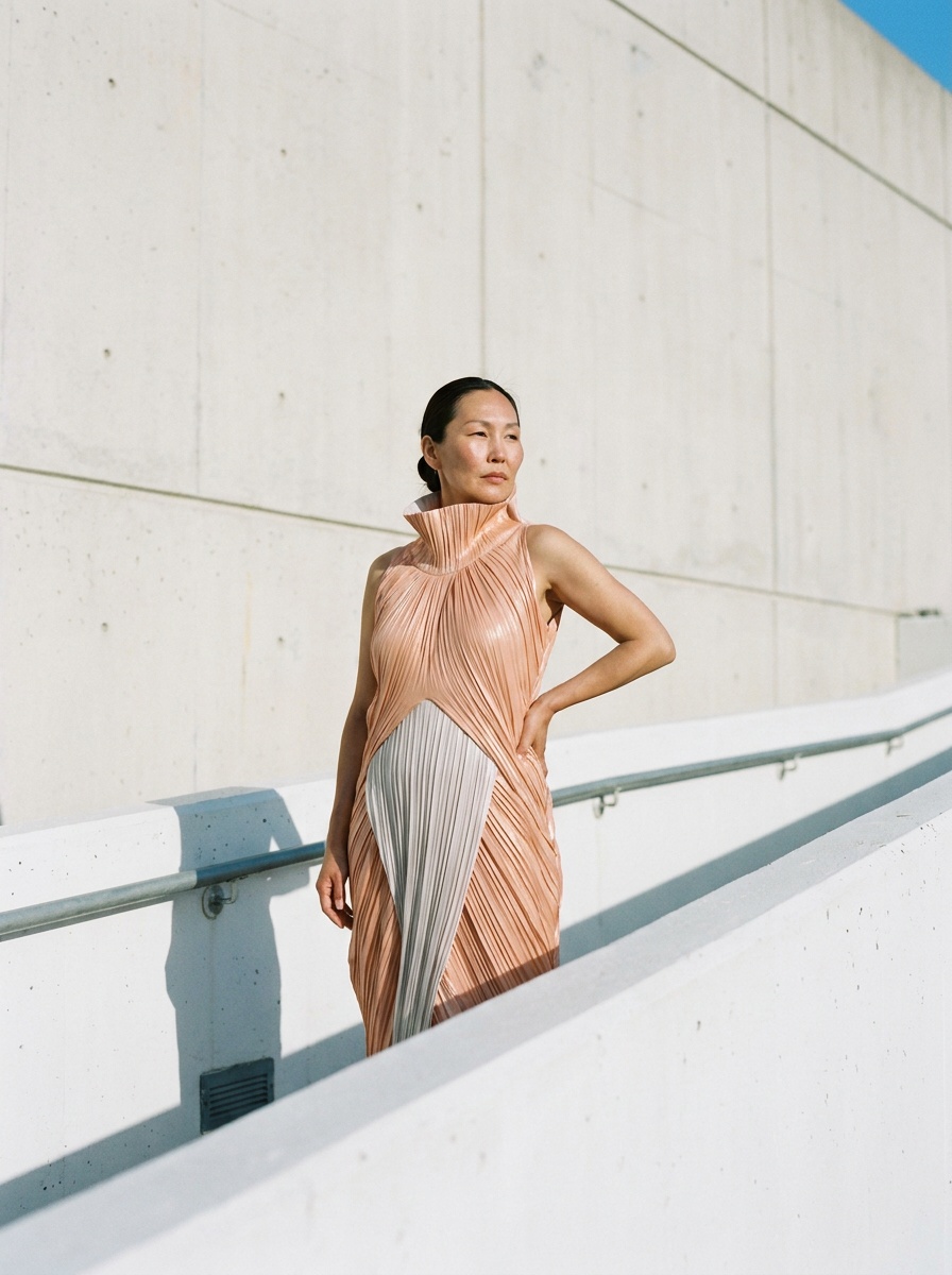 Editorial fashion photograph generated with The New Black AI
