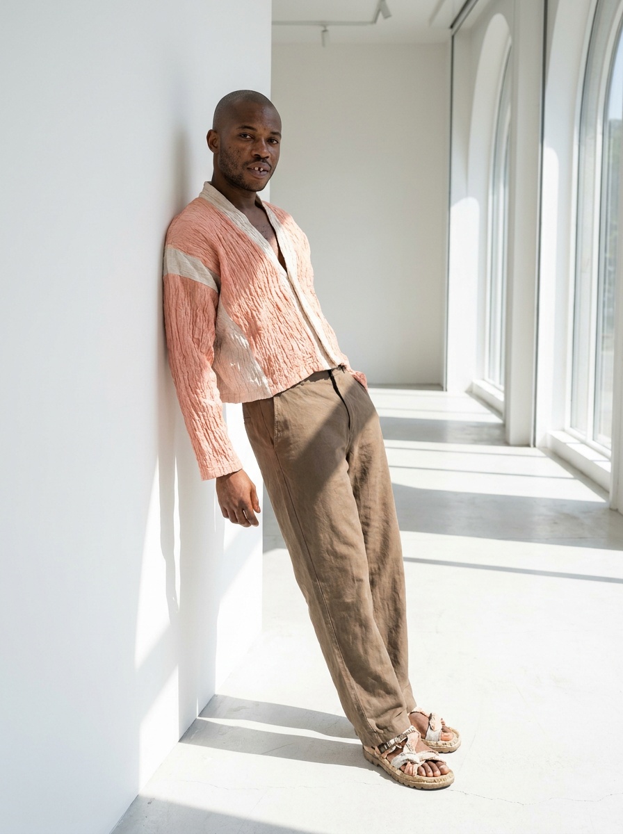 Editorial fashion photograph generated with The New Black AI
